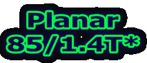 Planar 85/1.4T*